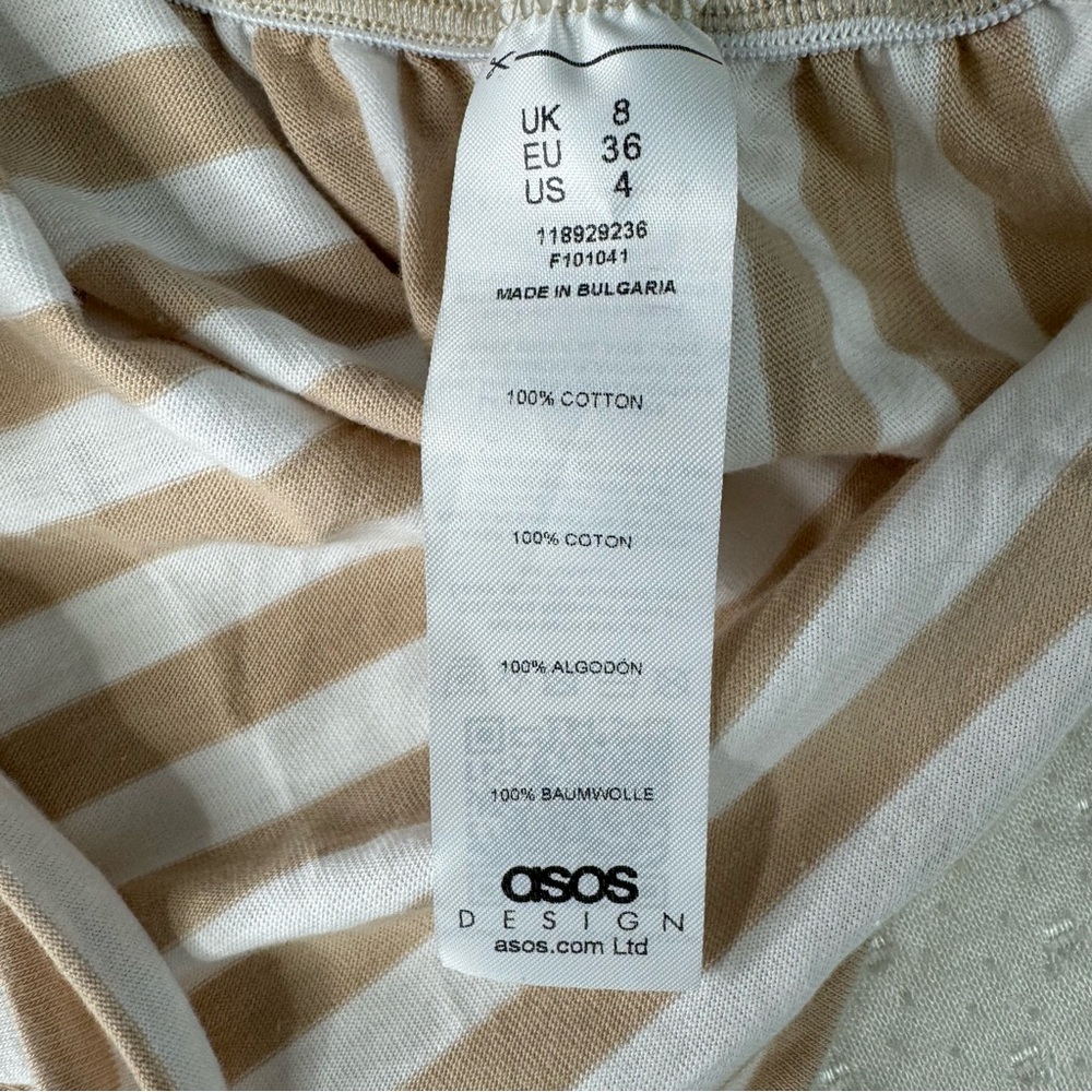 ASOS Maternity Ruched Striped Tank - Picture 10 of 10